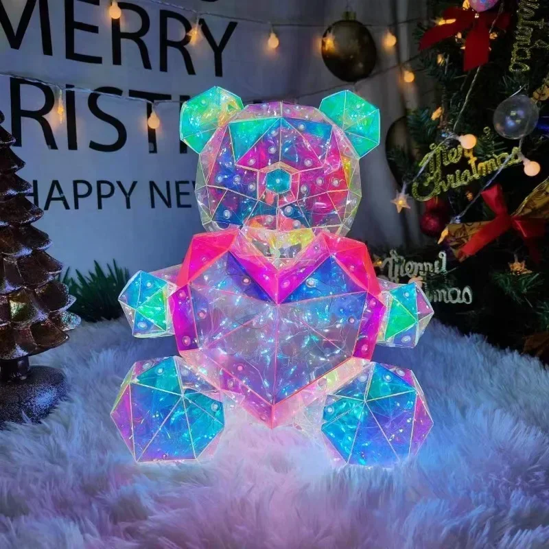 LED Teddy Bear Gift with Colorful Sparkling Light - Image 4