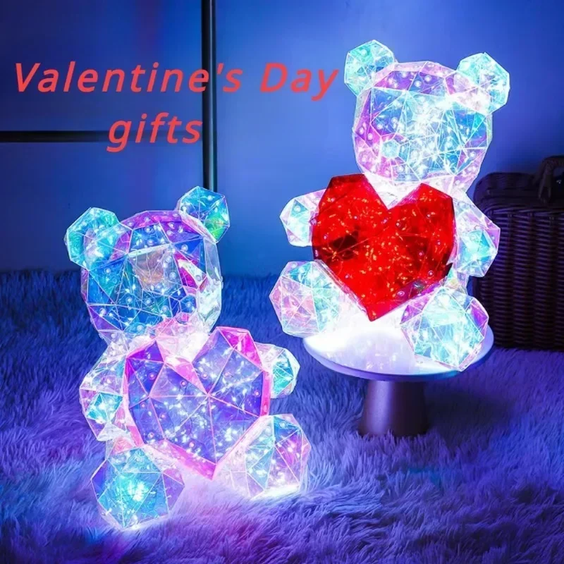 LED Teddy Bear Gift with Colorful Sparkling Light - Image 3