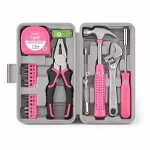 Pink DIY Tool Kit for Easy Home Repairs