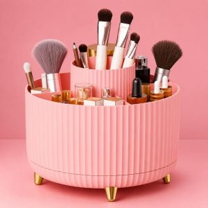 Rotating Cosmetic Brush Holder