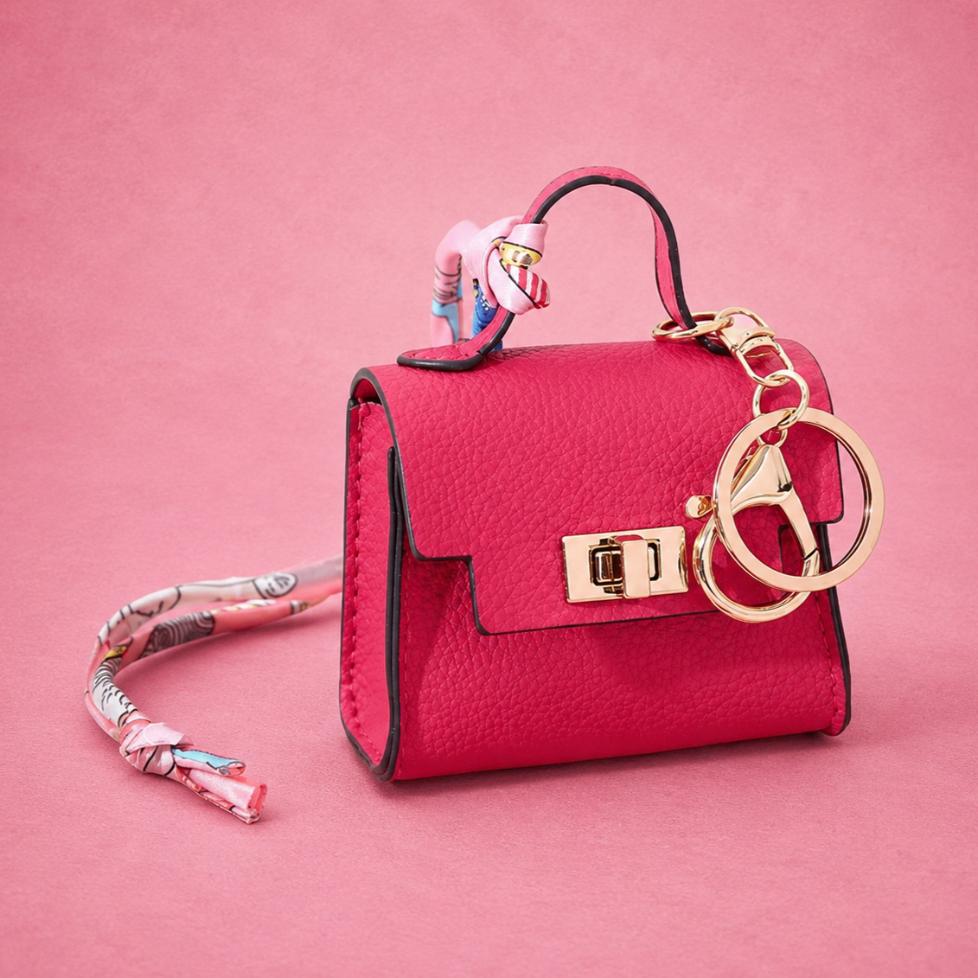 Mini Luxe Handbag Keychain