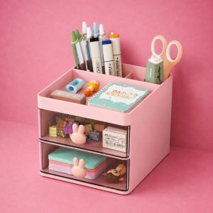 Small Desktop Organizer with Drawer