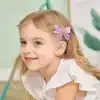 6pcs Glitter Butterfly Hair Clips - Image 2