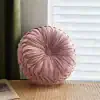 Plush Velvet Pumpkin Throw Pillow - Image 2