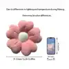 Cute Plush Flower Throw Pillow, Soft Cozy Floral Cushion - Image 3