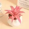 Cute Pink Artificial Succulent Minimalist Faux Plant Decor - Image 2