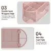 Space-Saving Pink Mesh Desk Organizer - Image 4