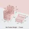 Space-Saving Pink Mesh Desk Organizer - Image 2