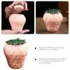 Cute Strawberry Ceramic Storage Jar - Image 4