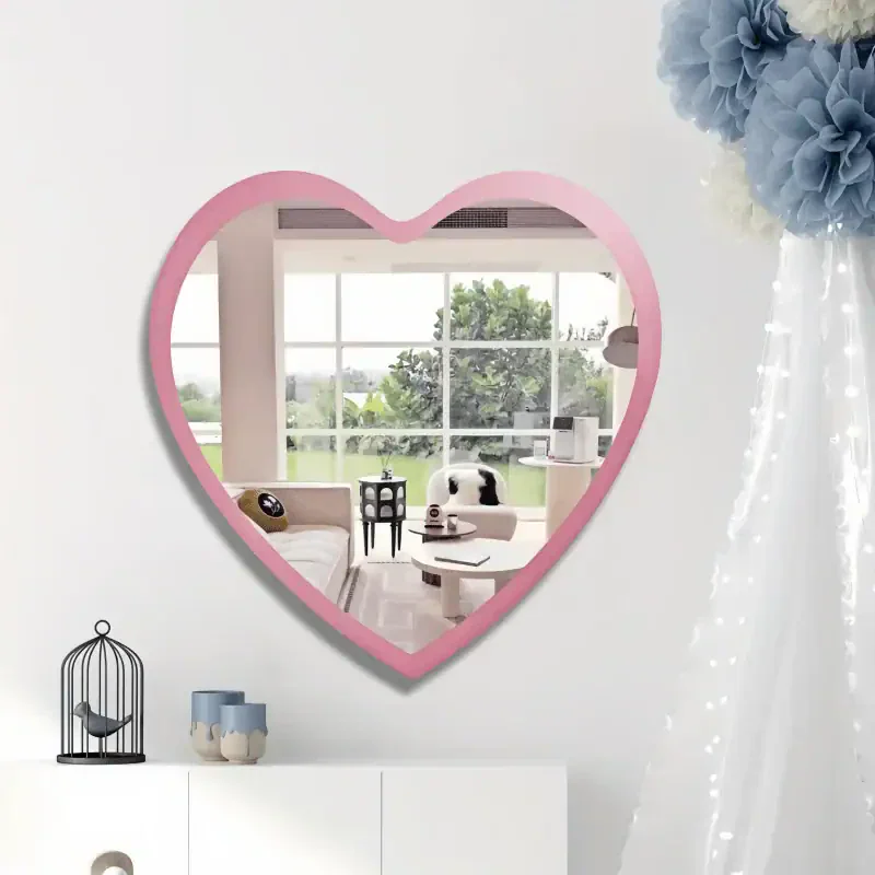 Heart Wall Vanity Mirror