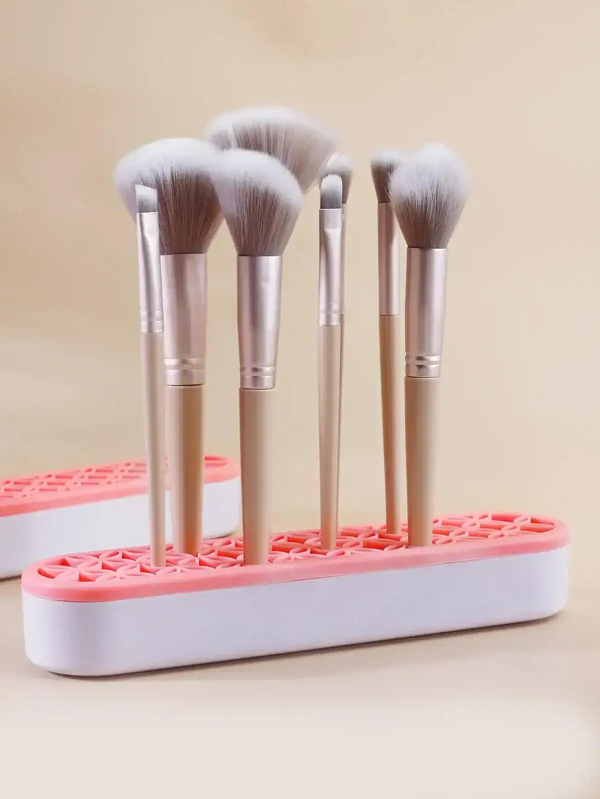 Silicone Brush Organizer Tray