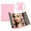 Pink 3-Way LED Travel Makeup Mirror - Image 2