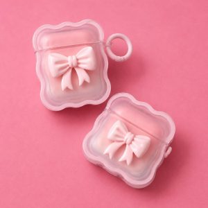 3D Bow Wave Earphone Case for Apple AirPods