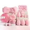 Pink Makeup Brush & Beauty Sponge Set - Image 2
