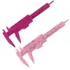 Pink Mini Caliper Measuring Tool – Precision Sliding Gauge Ruler for Crafts & DIY - Image 3