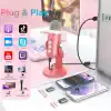 Pink USB Condenser Microphone – Studio Recording & Streaming Desktop Mic - Image 2