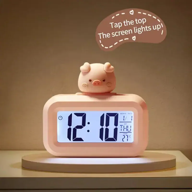 Cute Kawaii LED Digital Clock