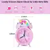 Pink Unicorn Kids Alarm Clock - Image 4