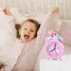 Pink Unicorn Kids Alarm Clock - Image 3