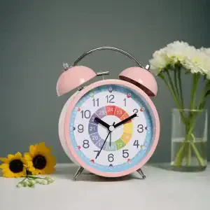 Kids Pink Alarm Clock
