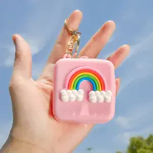 Cute Cartoon Silicone Coin Purse (Kids Keychain Pouch)