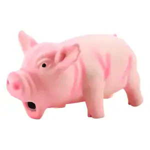 Squeaky Pig Dog Toy