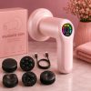 Pink Electric Body Massager Gun