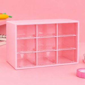 Cute 9-Grid Storage Organizer