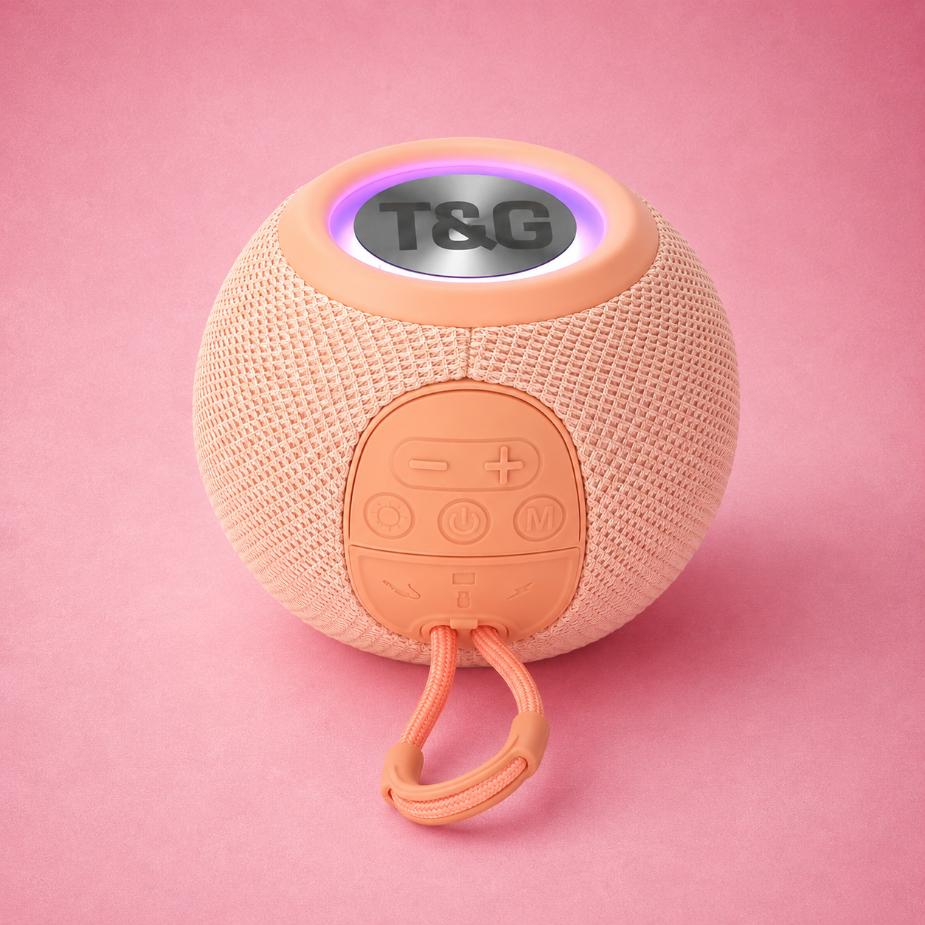 Mini Bluetooth Wireless LED Bass Speaker