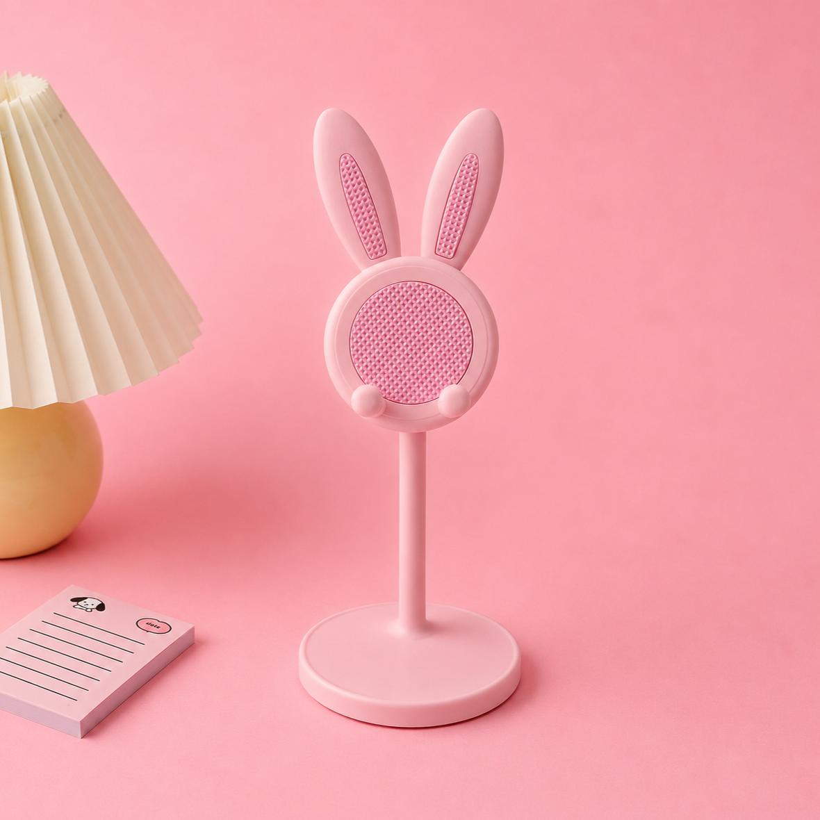 Pink Rabbit Phone Holder
