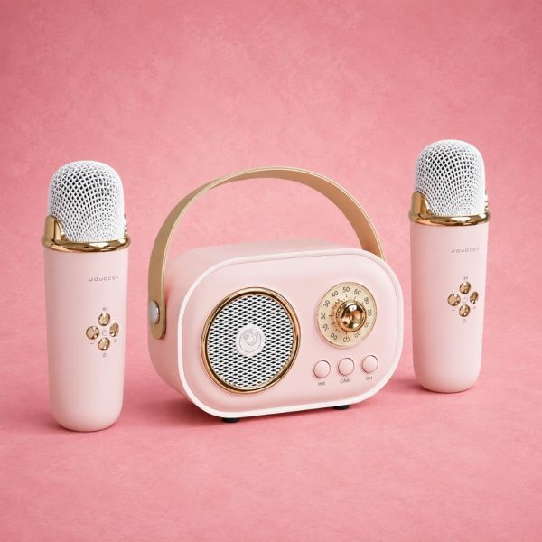 Portable Karaoke Wireless Bluetooth Speaker With Microphone