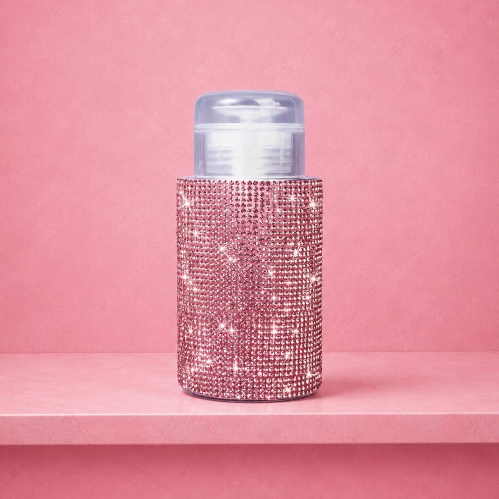 Rhinestone Liquid Pump Bottle