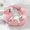 Flower Plush Pet Bed - Image 2