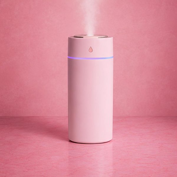 600ml Cool Mist Humidifier with Ambient Night Light