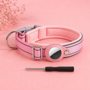 Reflective AirTag Pet Collar