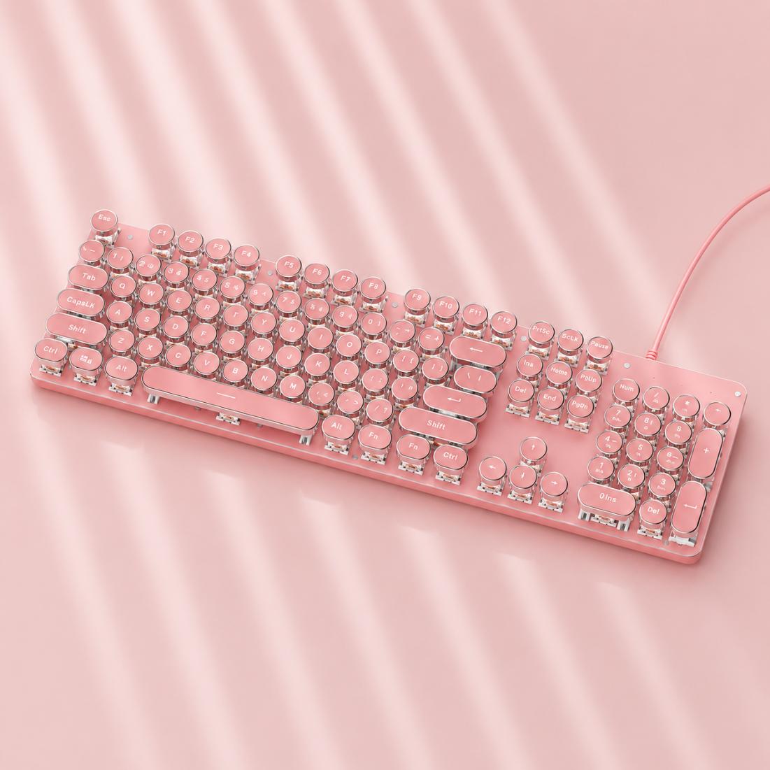 Retro Typewriter Mechanical Keyboard