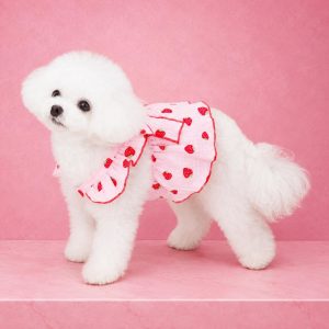 Strawberry Print Pet Dress